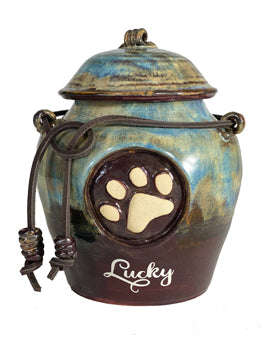 Pet Urn Paw Print
